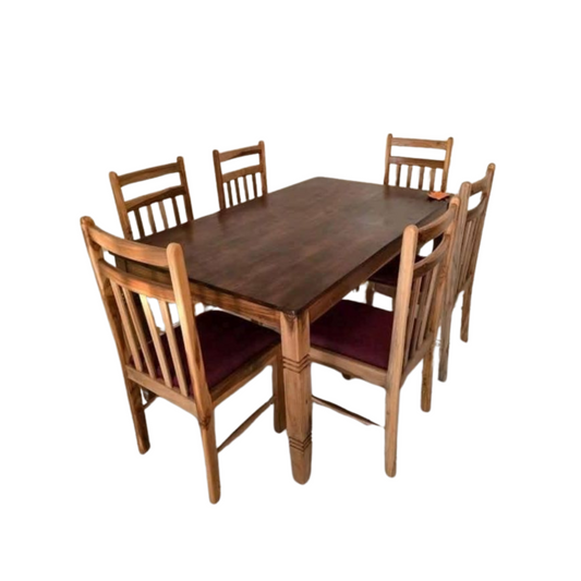 wooden dining table